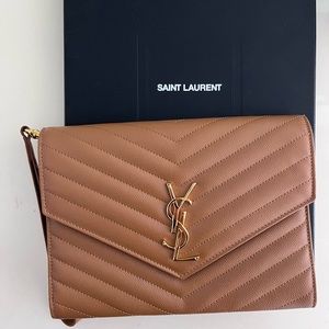 Saint Laurent brown mini bag. Worn once
